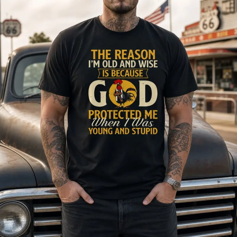 Vintage Fashion Quotes - Camiseta masculina vintage com estampa de