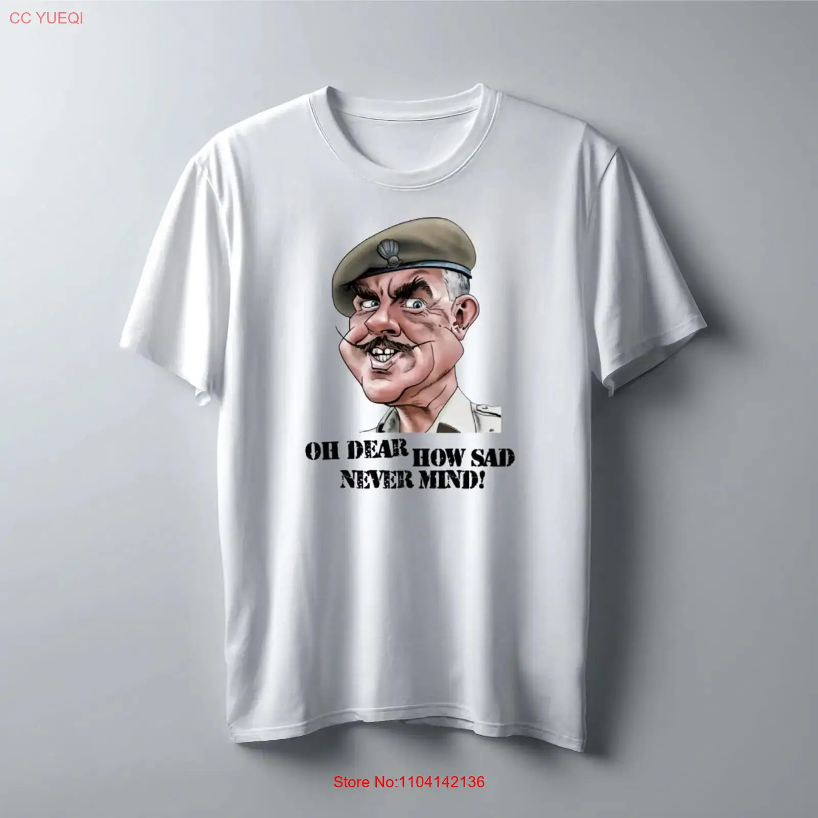 Vintage Fashion Quotes - Camiseta Engraçada com Citação Galês: Oh,