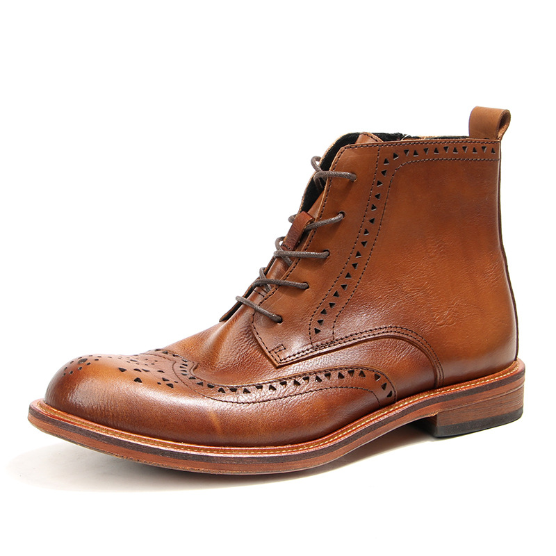 Vintage Outdoor Fashion - Vintage masculino tornozelo chelsea botas de