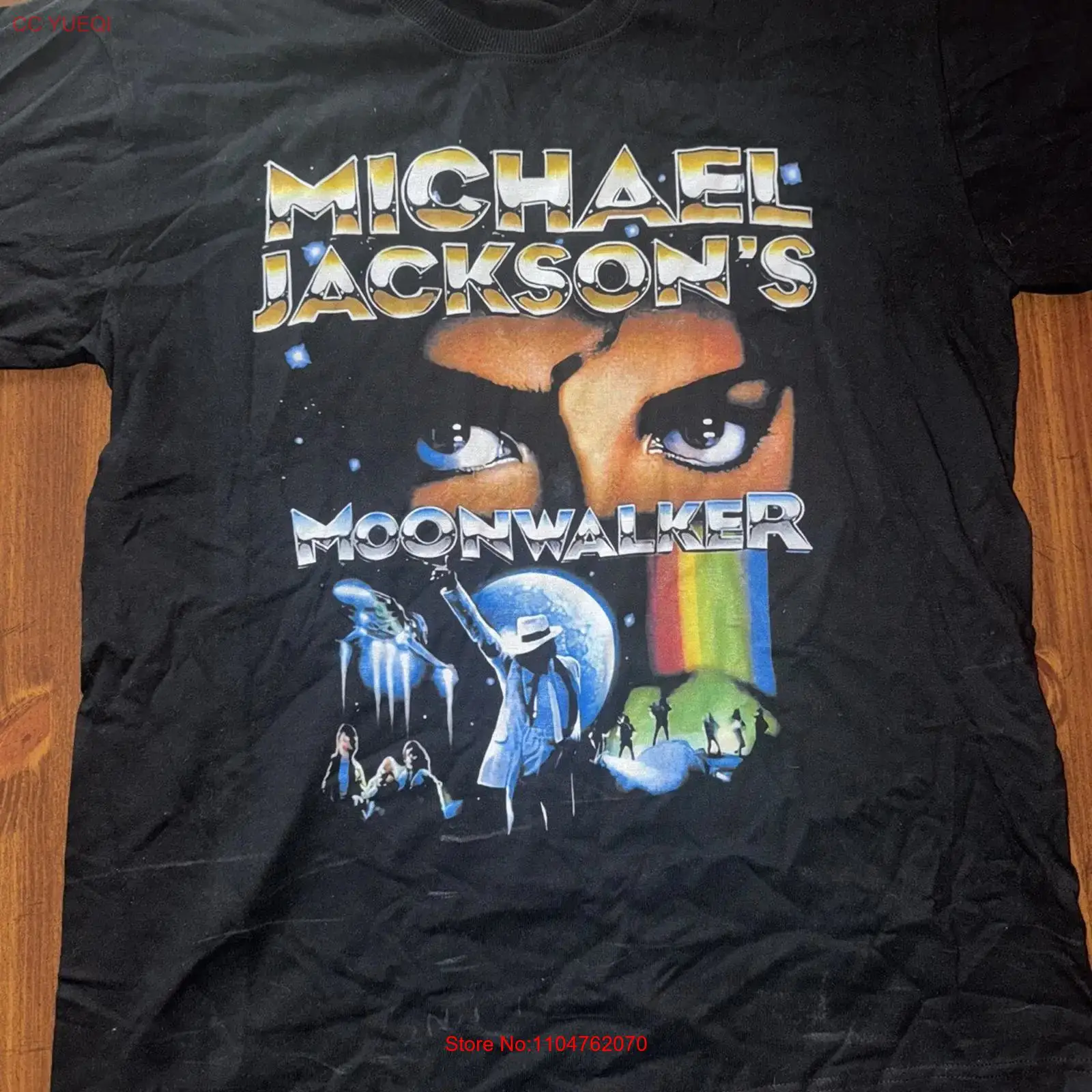 Vintage Fashion Jersey - Camiseta Michael Jackson Moonwalker Masculina Tamanho