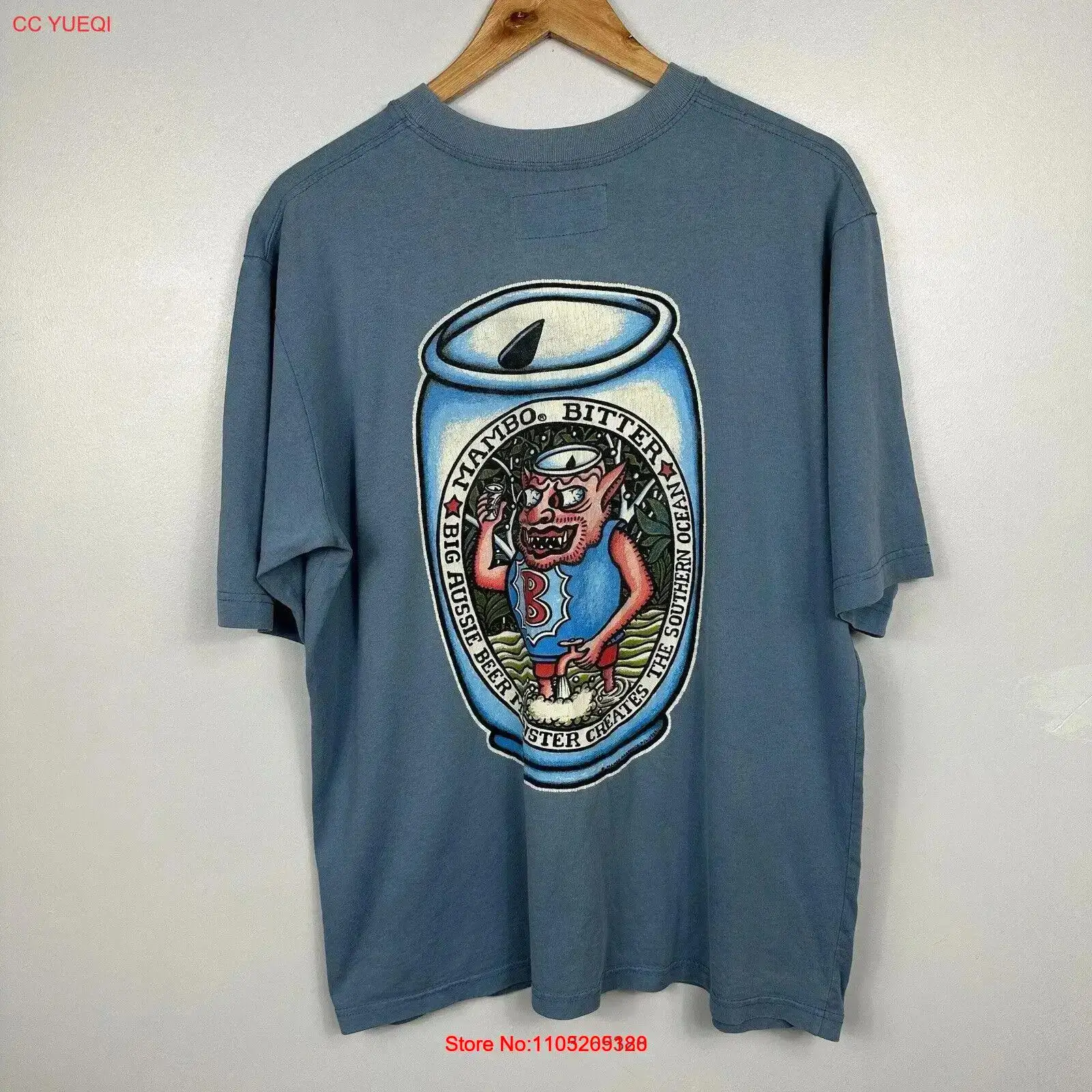 Vintage Fashion Jersey - Vintage mambo t camisa 1999 cerveja