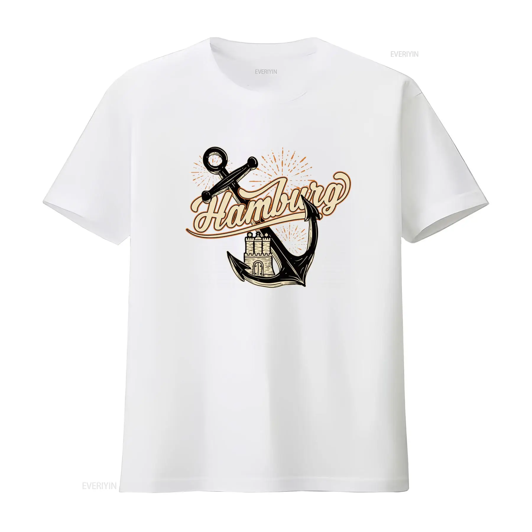Camiseta Masculina Estampada Â - Vintage Fashion Hamburg avaliação e preço
