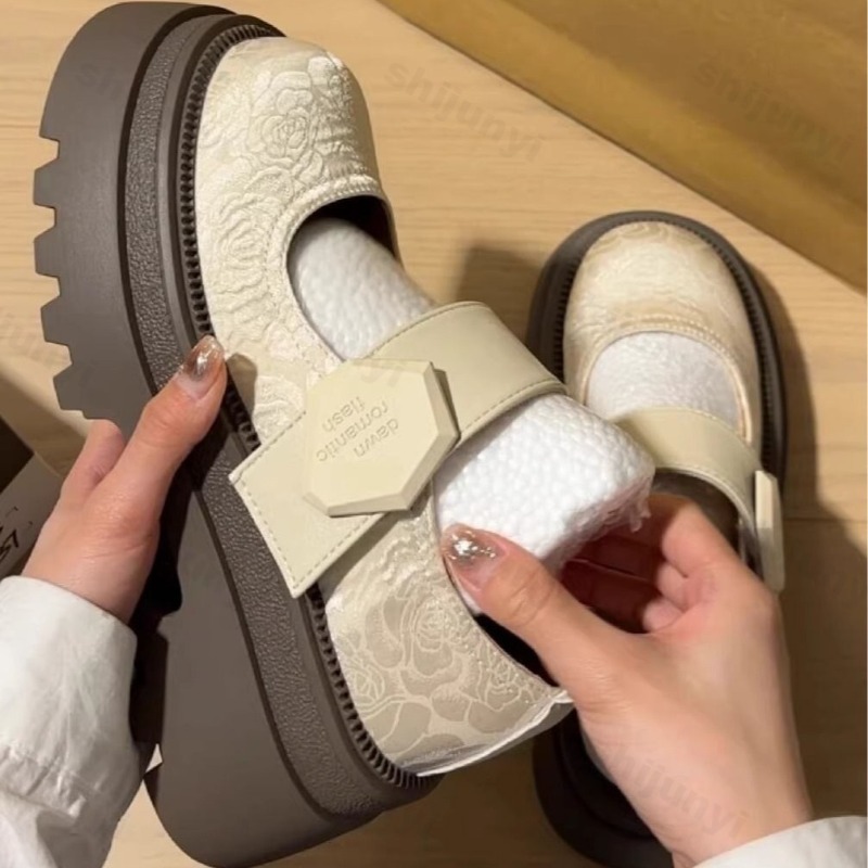 Sapatos Chunky Femininos Mary  - Vintage Outdoor Fashion avaliação e preço