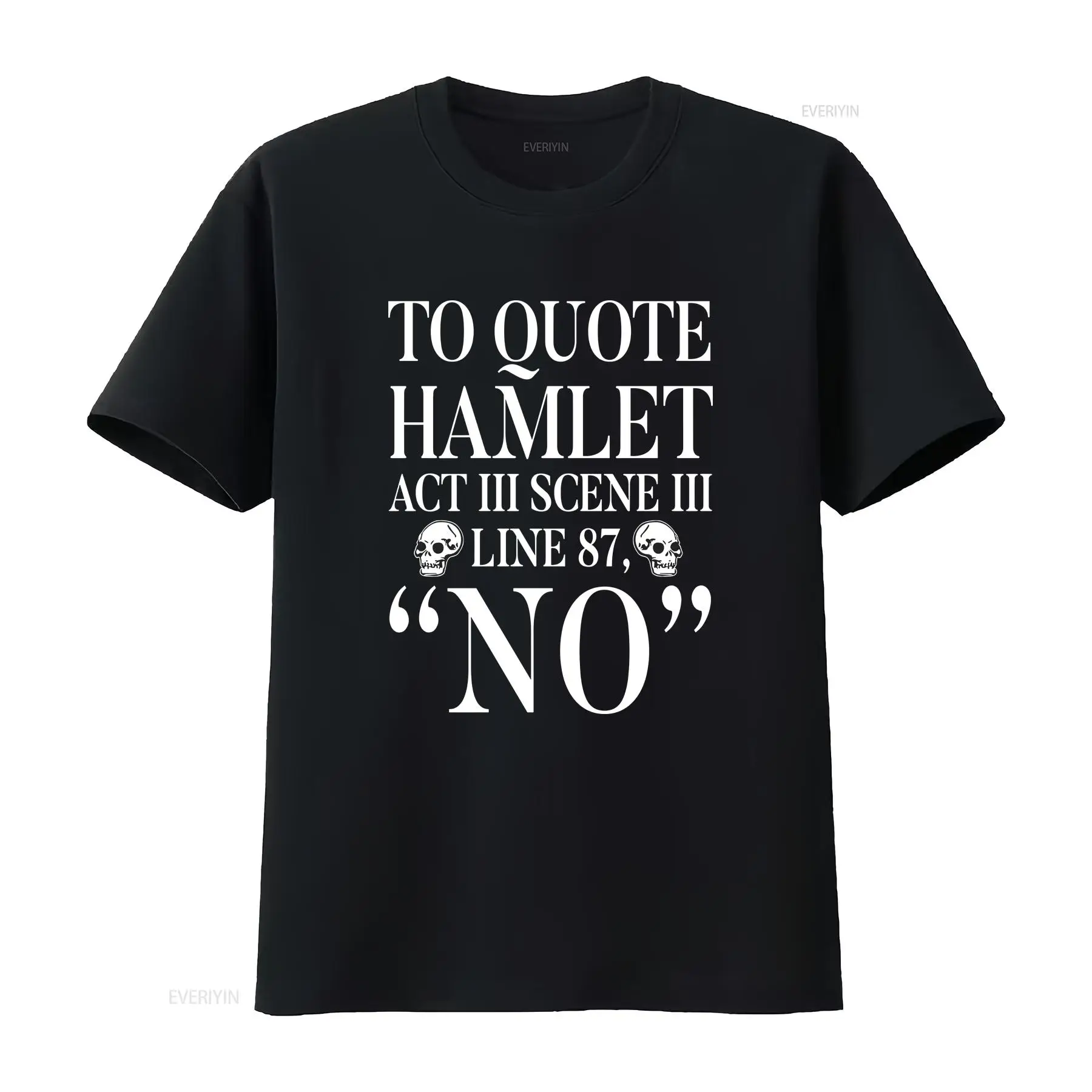 Camiseta com estampa de Hamlet - Vintage Fashion Quotes avaliação e preço