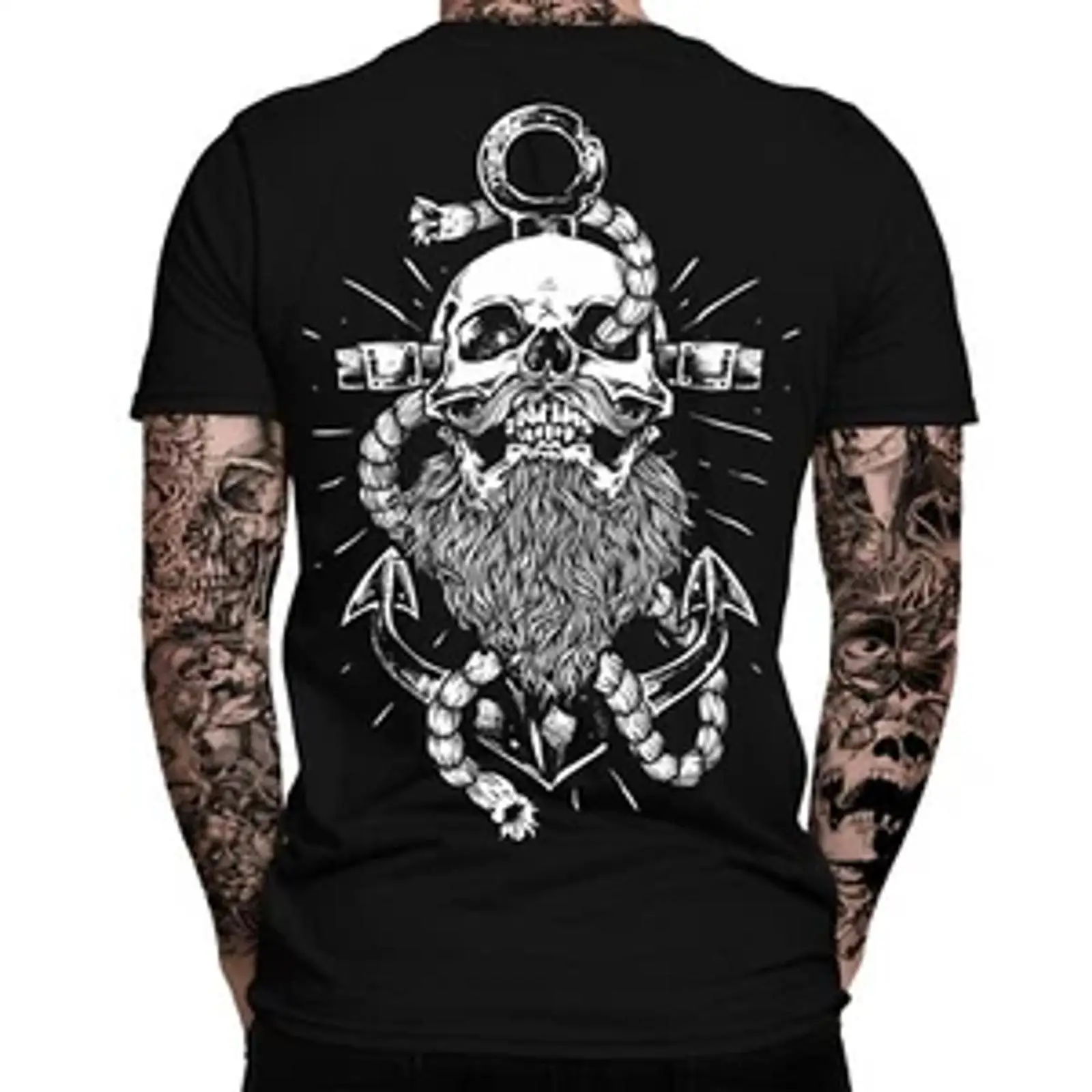 Camiseta Masculina Anchor com  - Vintage Fashion Hamburg avaliação e preço