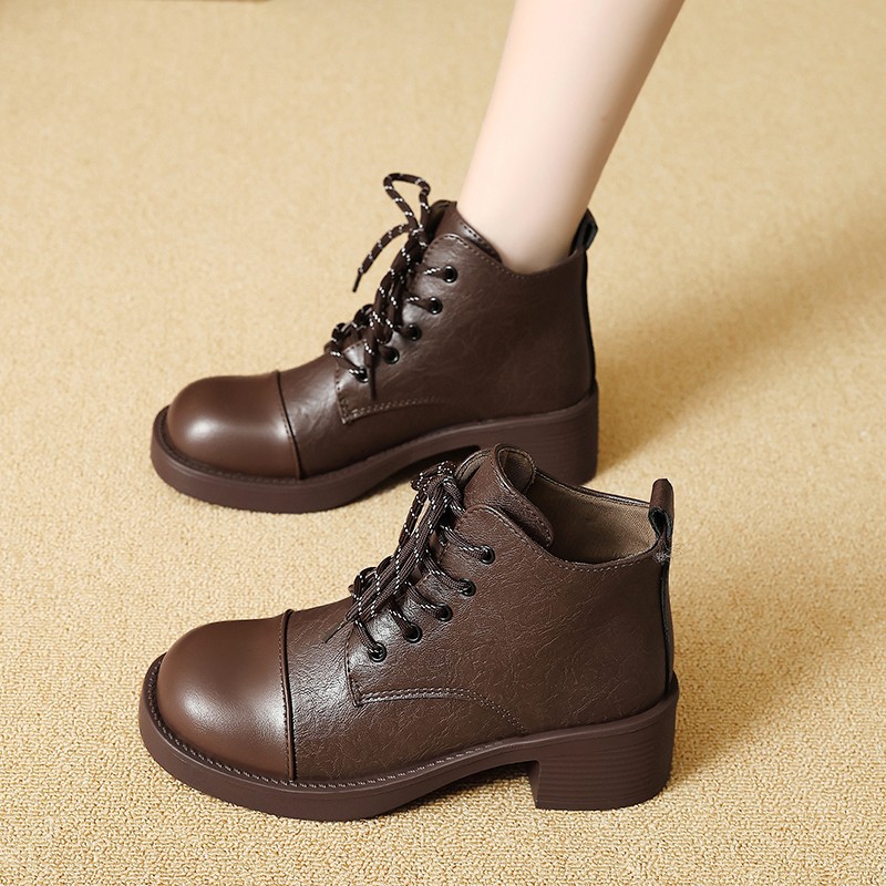 Mulheres botas curtas outono i - Vintage Outdoor Fashion avaliação e preço