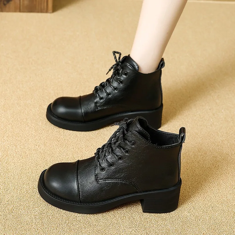 Mulheres botas curtas outono i - Vintage Outdoor Fashion avaliação e preço