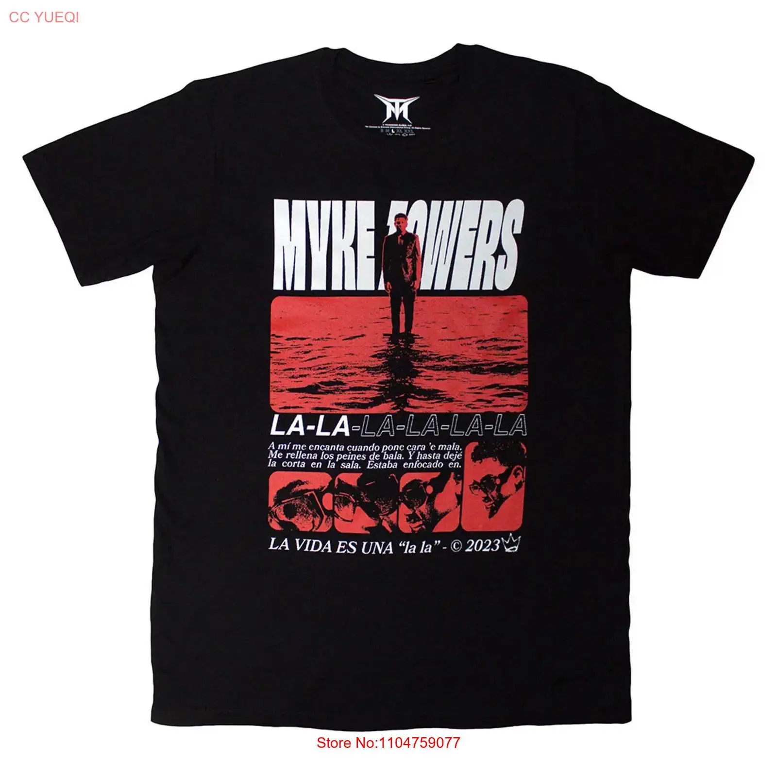Camiseta Myke Towers La Vida V - Vintage Fashion La avaliação e preço