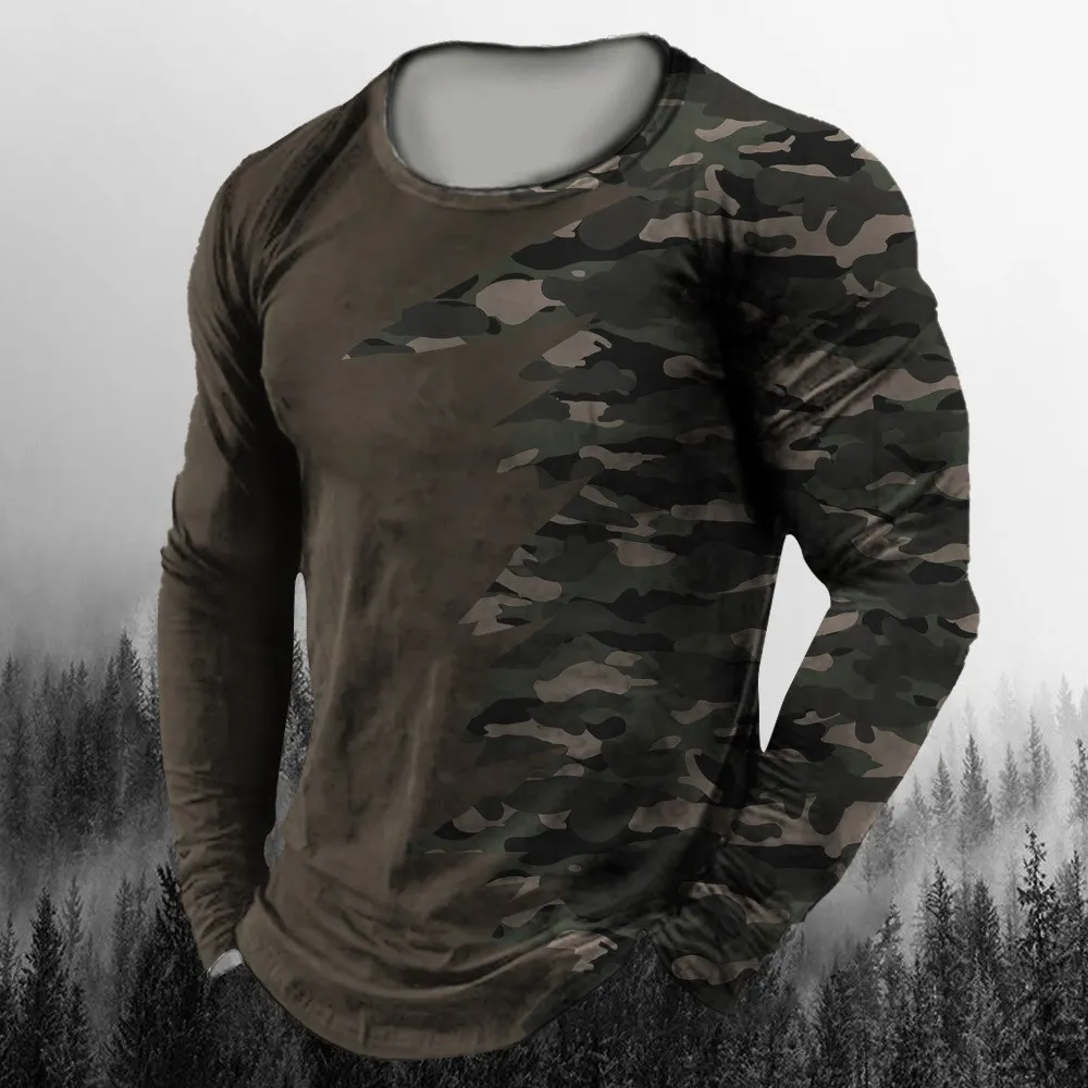 Camiseta de manga comprida com - Vintage Outdoor Fashion avaliação e preço