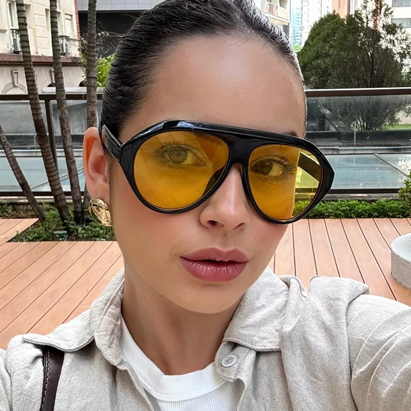 Óculos de Sol Piloto Oversized - Vintage Outdoor Fashion avaliação e preço