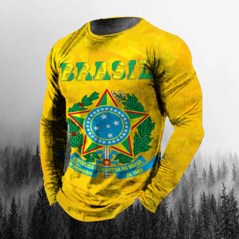 Camiseta masculina de manga co - Vintage Fashion Enthusiasts avaliação e preço
