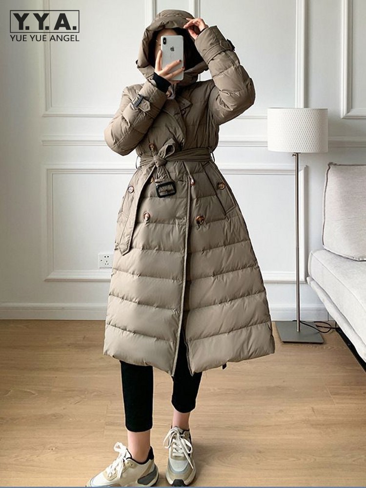 Mulheres inverno blusão longo  - Vintage Windbreaker Nylon avaliação e preço