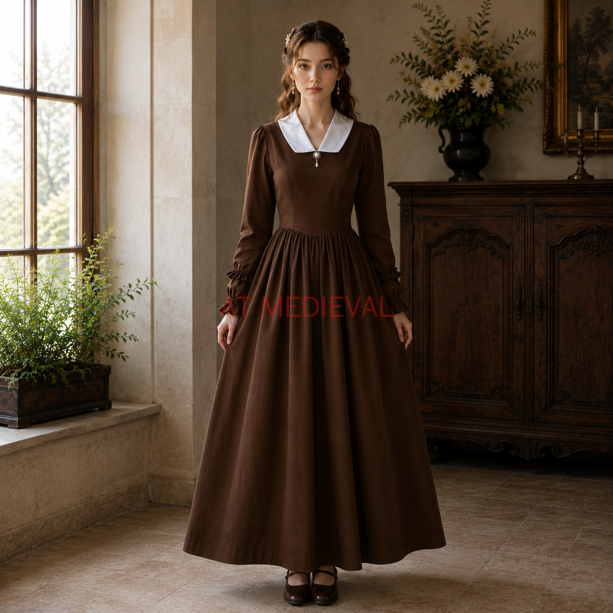 Vestido Vitoriano Vintage para - Vintage Fashion Stores avaliação e preço